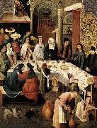 Hieronymus Bosch The Marriage at Cana oil